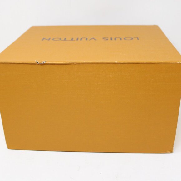Empty Louis Vuitton Box, Dust Bag, Paperwork Orange 8x9x5 Giftbox Authentic - Picture 11 of 15